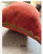 Antiek Bruidskussen, mooie kleur, bijzonder, 20 x 20 cm, Antiek en Kunst, Ophalen of Verzenden