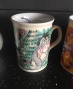 Winnie de Pooh Mokken - Staffordshire - 3 stuks, Gebruikt, Ophalen of Verzenden, Overige stijlen, Kop(pen) en/of Schotel(s)