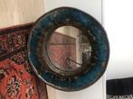 Ronde spiegel gemaakt van olievat, Minder dan 100 cm, Rond, Zo goed als nieuw, 50 tot 75 cm