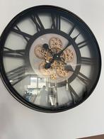 Stoere industriële klok, Ophalen, Zo goed als nieuw, Wandklok