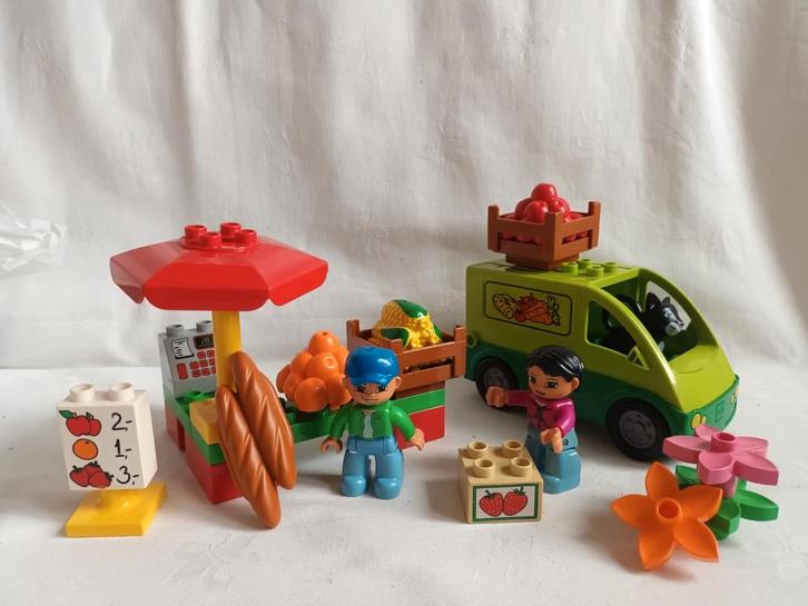 Duplo set 5683 Marktplein Marktkraam Groentekraam, Kinderen en Baby's, Speelgoed | Duplo en Lego, Gebruikt, Duplo, Ophalen of Verzenden