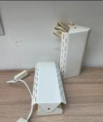 Retro Massive Bedlampjes - Set van 2, Huis en Inrichting, Lampen | Wandlampen, Ophalen of Verzenden, Gebruikt, Metaal