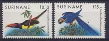 Suriname 685/6 postfris Vogels 1991 beschikbaar voor biedingen