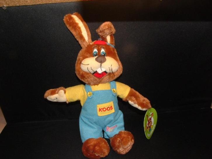 KOOS KIDS CLUB KONIJN MIDDENMAAT DE ROOMPOT PLUCHE, Kinderen en Baby's, Speelgoed | Knuffels en Pluche, Nieuw, Overige typen, Verzenden
