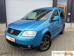 Volkswagen Caddy Combi 1.6 5p.2xSchuifdeurAircoVelgnTrekhaak, Auto's, Voorwielaandrijving, Stof, Gebruikt, Blauw