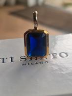 Ti Sento Vergulde Hanger 6817BY - ZGAN, Overige voorstellingen, Blauw, Ophalen of Verzenden, Zo goed als nieuw