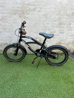 Volare Black Cruiser jongens fiets 16inch met zijwieltjes, Ophalen, Zo goed als nieuw, Staal, Cruiser