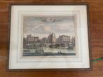 Amsterdam gravure Schreyers Hoek Toren prent Emmering, Antiek en Kunst, Ophalen of Verzenden