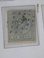 Nico Suriname 10a gestempeld 1873, Postzegels en Munten, Postzegels | Suriname, Ophalen of Verzenden, Gestempeld