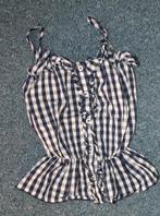 Nieuwe geweldige wit/blauwe Denny Rose top, mt 128, Meisje, Denny Rose, Nieuw, Ophalen of Verzenden