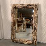 Spiegel – driftwood/ drijfhout - 120 x 80 cm - Bij TTM Wonen, Www.ttmwonen.nl, 100 tot 150 cm, Nieuw, Ophalen of Verzenden