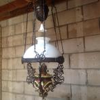 Hanglamp, Huis en Inrichting, Lampen | Hanglampen, Ophalen, Glas, 75 cm of meer