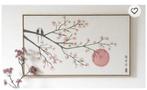 Canvas met Japanse print 40x72, Huis en Inrichting, Woonaccessoires | Schilderijen, Tekeningen en Foto's, Ophalen, Minder dan 50 cm