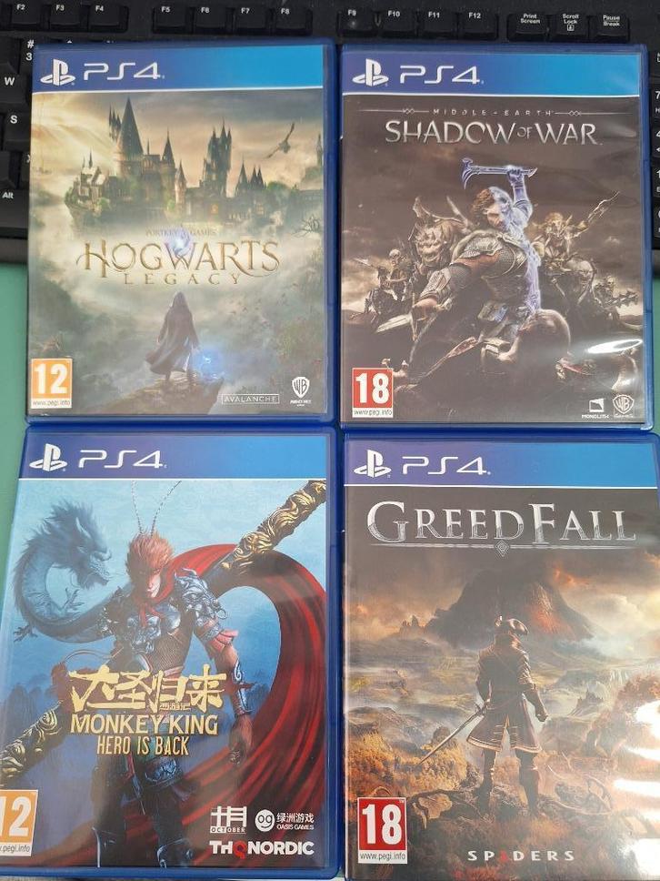 Shadow of War, Monkey King en GreedFall, Spelcomputers en Games, Games | Sony PlayStation 4, Zo goed als nieuw, Avontuur en Actie