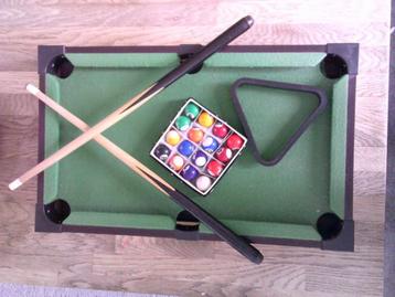 MINI Pooltafel tafelmodel ca.51cm mancave beschikbaar voor biedingen