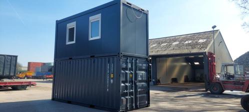 Schaftunit, zeecontainer 20ft combideal RAL 7016 antraciet, Zakelijke goederen, Machines en Bouw | Keten en Containers, Ophalen of Verzenden