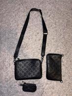 Lv DuoMessanger Bag, Overige merken, Zwart, Ophalen of Verzenden, Zo goed als nieuw