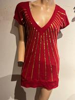 Moschino truitje met pailletten maat m it 44 origineel zgan, Kleding | Dames, Tops, Maat 38/40 (M), Zo goed als nieuw, Korte mouw