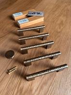5x Antiek Messing Handgrepen - Nieuw!, Doe-het-zelf en Verbouw, Hang- en Sluitwerk, Ophalen of Verzenden, Nieuw, Koper of Messing