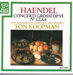 Georg Friedrich Haendel / Ton Koopman, dirigent, Ophalen of Verzenden, Classicisme, Zo goed als nieuw, Kamermuziek