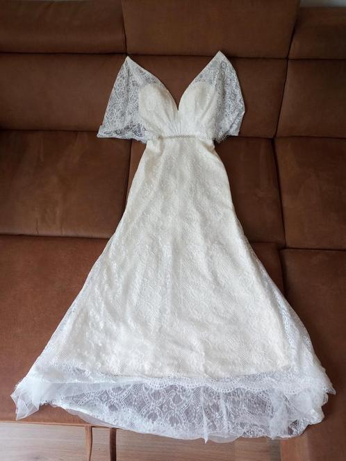 Bruidsjurk maat 36/ ivoor, Kleding | Dames, Trouwkleding en Trouwaccessoires, Zo goed als nieuw, Trouwjurk, Overige kleuren, Ophalen of Verzenden
