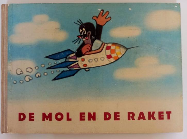 Zdenek Miler-De mol en de raket 1965/het Molletje/Krtek, Boeken, Prentenboeken en Plaatjesalbums, Gelezen, Prentenboek, Ophalen of Verzenden