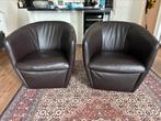 KuKa lederen Stoelen / Fauteuils, Ophalen of Verzenden, Zo goed als nieuw, 75 tot 100 cm, Modern