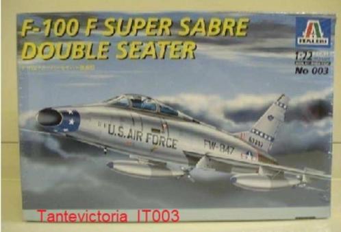Modelbouw Italeri 003 -1:72 F-100 F Super Sabre Saber 2, Hobby en Vrije tijd, Modelbouw | Vliegtuigen en Helikopters, Nieuw, Vliegtuig