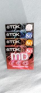 NEW > 4x MiniDisc TDK Color 80 Min, Ophalen of Verzenden, Overige typen