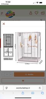Montana New Melbourne I platinum kooi, Ophalen of Verzenden, Zo goed als nieuw, Metaal, Vogelkooi