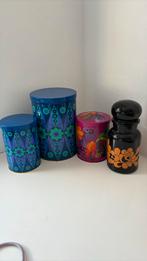 Vintage tomado voorraad bussen, Huis en Inrichting, Keuken | Tupperware, Ophalen of Verzenden, Zo goed als nieuw, Bus of Trommel