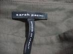 SARAH PACINI🩷 skinny linnen broek glanzend mt 1, Verzenden, Sarah Pacini, Zo goed als nieuw, Maat 36 (S)