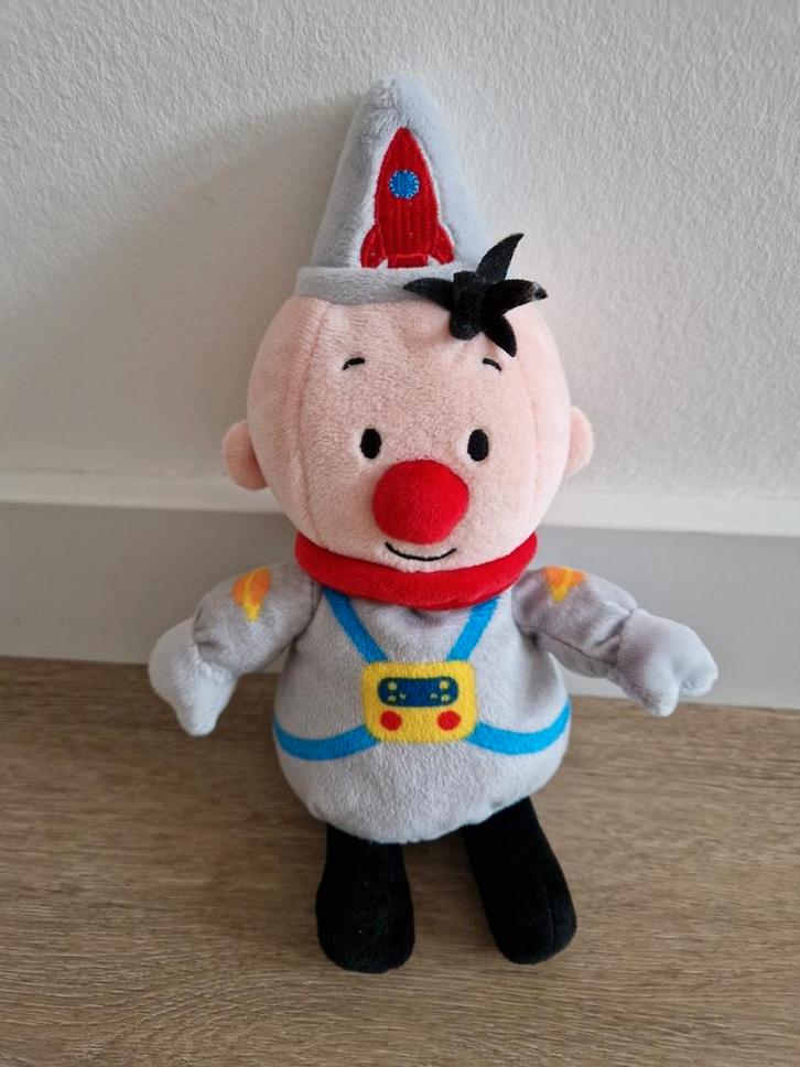 Knuffel Bumba astronaut grijs pak clown Studio 100 K8929, Kinderen en Baby's, Speelgoed | Knuffels en Pluche, Zo goed als nieuw