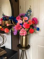 Prachtige Zijden bloemen in vaas Goud Rondom 215,00-10%, Ophalen of Verzenden, Nieuw