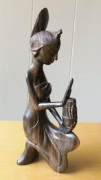 Coromandel houten vrouwfiguur Bali, Ophalen of Verzenden