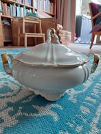 Volkstedt Elfenbein, soup dish and saucer, Antiek en Kunst, Ophalen