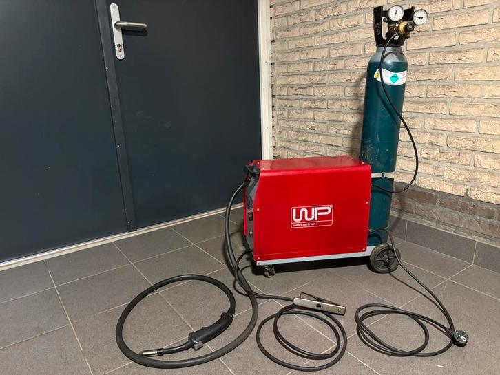 weldpartner mig 150 / kemppi kempomat 150, Doe-het-zelf en Verbouw, Gereedschap | Lasapparaten, Gebruikt, Co2, 250 ampère of meer