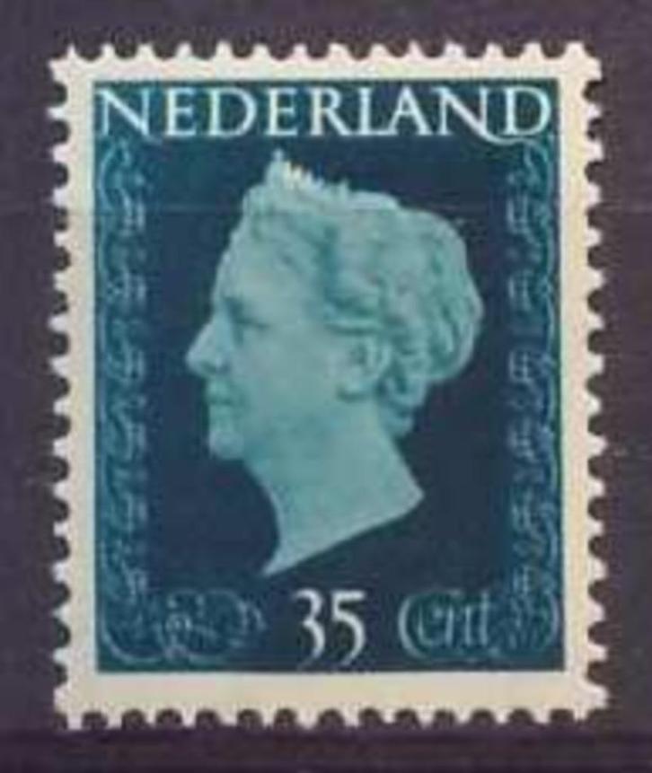 Nederland NVPH nr 485 ongebruikt Koningin Wilhelmina 1947, Postzegels en Munten, Postzegels | Nederland, Postfris, Na 1940, Verzenden