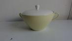 Kom met deksel, pastel geel Petrus Regout Maastricht, Antiek en Kunst, Antiek | Servies los, Ophalen of Verzenden
