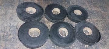  3 stuks rubber op rol 3.5  x 40 mm  € 45.- beschikbaar voor biedingen