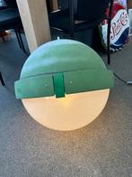 Retro Bol Lamp - Groen/Wit, Ophalen, Gebruikt, Kunststof, Minder dan 100 cm
