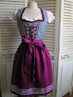 TIROLER DIRNDL JURK SCHORT EN BLOUSE MAAT 38 nr QQ 169, Maat 38/40 (M), Carnaval, Zo goed als nieuw, Kleding
