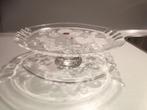 Leuke glazen schaal op voet, Huis en Inrichting, Woonaccessoires | Schalen en Manden, Ophalen, Nieuw, Rond, Glas