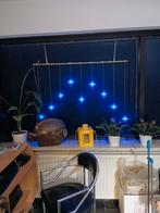 Z.g.a.n. Raamhanger / 9 blauw gekleurde sterren / 125 cm, Diversen, Kerst, Ophalen, Zo goed als nieuw