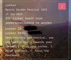 Locker / Kluisje Mystic Garden, Tickets en Kaartjes, Eén persoon