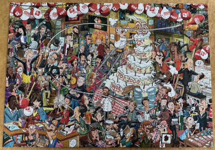 Denksport Puzzel Top 2000 25e Editie 1000 stukjes, Hobby en Vrije tijd, Denksport en Puzzels, Zo goed als nieuw, Legpuzzel, 500 t/m 1500 stukjes