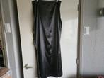 Nieuwe zwarte satijnen maxi-rok., Zwart, Maat 46/48 (XL) of groter, Nieuw, Ophalen of Verzenden