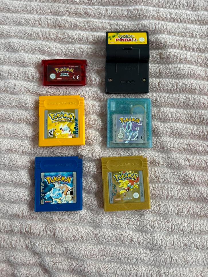 Pokemon Gameboy spellen, Spelcomputers en Games, Games | Nintendo Game Boy, Gebruikt, Role Playing Game (Rpg), 1 speler, Vanaf 3 jaar