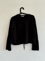 Zwarte kort model longsleeve met trekkoord van Amisu maat L, Ophalen of Verzenden, Zo goed als nieuw, Zwart
