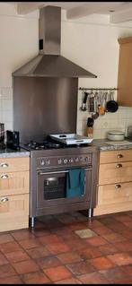 Gasfornuis met Oven & Afzuigkap - Complete Keukenoplossing, Witgoed en Apparatuur, Fornuizen, Ophalen, 60 cm of meer, Gas, Vrijstaand